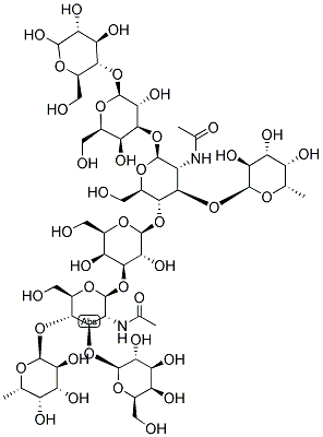 二岩藻糖基-对-乳-N-六糖分子式结构图