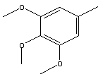 3,4,5-三甲氧基甲苯分子式结构图