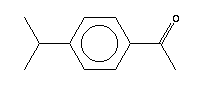 4-异丙基苯乙酮分子式结构图