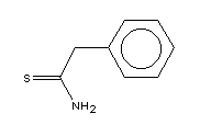 2-苯基硫代乙酰胺分子式结构图