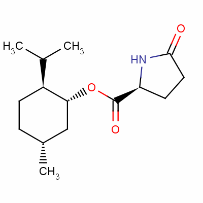 薄荷醇 PCA 酯分子式结构图