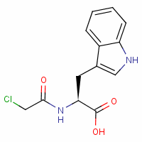 氯乙酰基-L-色氨酸分子式结构图