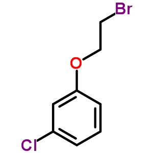 1-(2-溴乙氧基)-3-氯苯分子式结构图