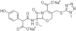 拉氧头孢钠分子式结构图