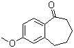 2-甲氧基苯并环庚-5-酮分子式结构图