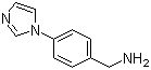 4-(1-咪唑基)苯甲胺分子式结构图