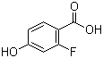 2-氟-4-羟基苯甲酸分子式结构图