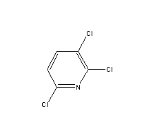 2,3,6-三氯吡啶分子式结构图