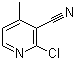 2-氯-3-氰基-4-甲基吡啶分子式结构图