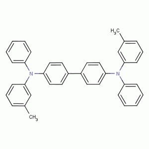 N,N'-二苯基-N,N'-二(3-甲基苯基)-1,1'-联苯-4,4'-二胺分子式结构图