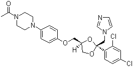 酮康唑分子式结构图