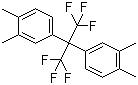 2,2-双(3,4-二甲苯基)六氟丙烷分子式结构图