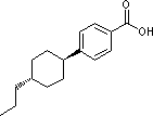 4-丙基环己基苯甲酸分子式结构图