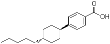 4-戊基环己基苯甲酸分子式结构图