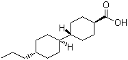 4-丙基双环己烷甲酸分子式结构图