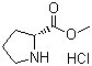 D-脯氨酸甲酯盐酸盐分子式结构图