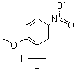 2-甲氧基-5硝基三氟甲苯分子式结构图