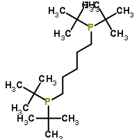 1,5-二(二叔丁基膦)戊烷分子式结构图