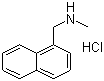 N-甲基-1-萘甲胺盐酸盐分子式结构图