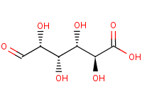 D-葡萄糖醛酸分子式结构图