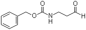 N-苄氧羰基-3-氨基丙醛分子式结构图