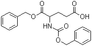 苄氧羰基-D-谷氨酸 alpha-苄酯分子式结构图