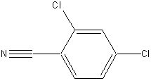 2,4-二氯苯腈分子式结构图