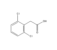 2,6-二氯苯乙酸分子式结构图