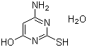 6-氨基-2-硫尿嘧啶单水合物分子式结构图