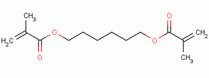 1,6-己二醇二甲基丙烯酸酯分子式结构图