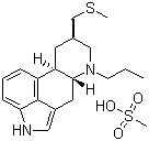 硫丙麦角林甲烷磺酸盐分子式结构图