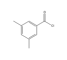 3,5-二甲基苯甲酰氯分子式结构图