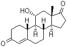 11a-羟基雌甾-4-烯-3,17-二酮分子式结构图