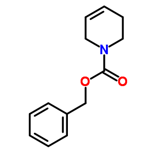 N-Cbz-1,2,3,6-四氢吡啶分子式结构图