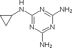 灭蝇胺分子式结构图