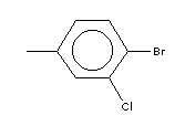 3-氯-4-溴甲苯分子式结构图