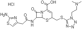 盐酸头孢替安分子式结构图