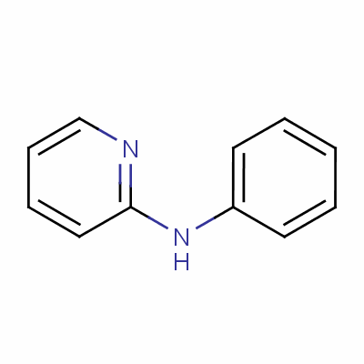 2-苯胺基吡啶分子式结构图