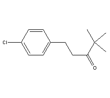 4,4-二甲基-1-(对氯苯基)-3-戊酮分子式结构图