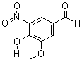 5-硝基香兰素分子式结构图