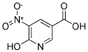 6-羟基-5-硝基烟酸分子式结构图