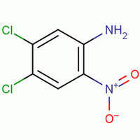 4,5-二氯-2-硝基苯胺分子式结构图