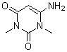 6-氨基-1,3-二甲基尿嘧啶分子式结构图