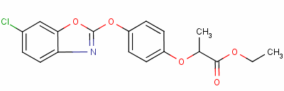 恶唑禾草灵分子式结构图