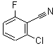 2-氯-6-氟苯腈分子式结构图