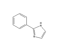 2-苯基咪唑分子式结构图