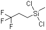 (3,3,3-三氟丙基)甲基二氯硅烷分子式结构图