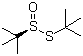 R-(+)-叔丁基亚磺酸硫代叔丁酯分子式结构图