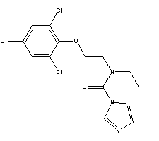 咪鲜胺分子式结构图