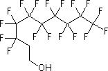 全氟辛基乙醇分子式结构图